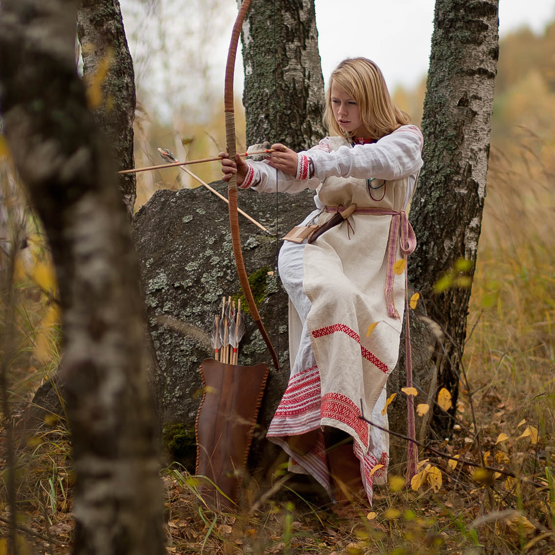 Sexy photo Girls in Slavic costumes in Shaoguan